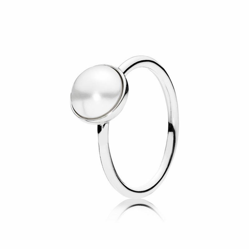 Pandora Luminous Droplet Stackable Ring NZ, Sterling Silver (650718-HSA)